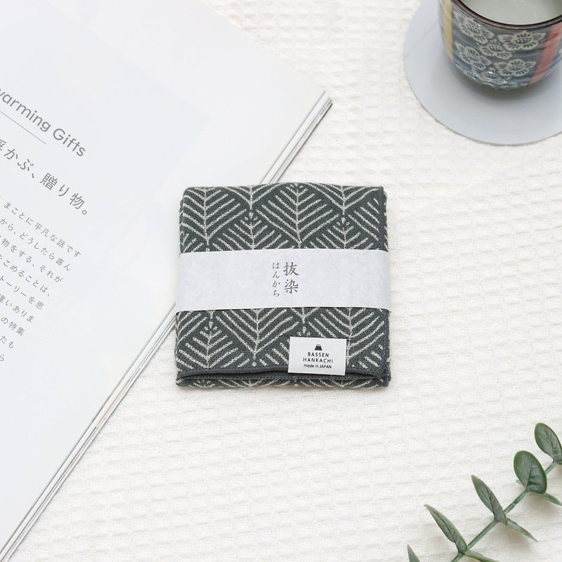 Imabari Discharge Triple Yarn Scarf - Ryo Wakamatsu - Handkerchiefs & Pocket Squares - Cotton & Hemp 