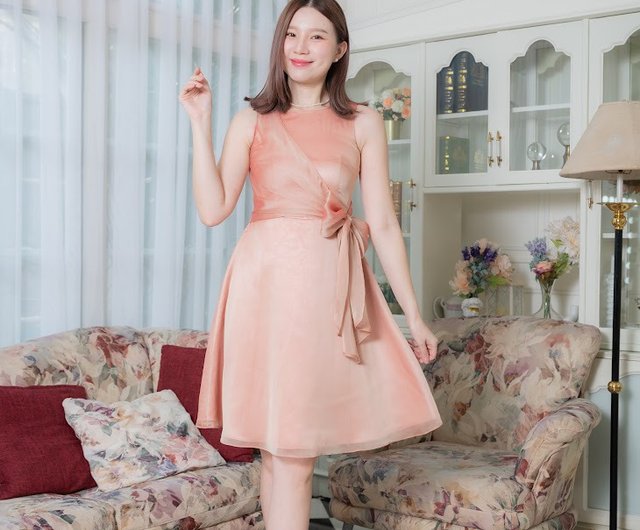 Salmon hotsell pink dress