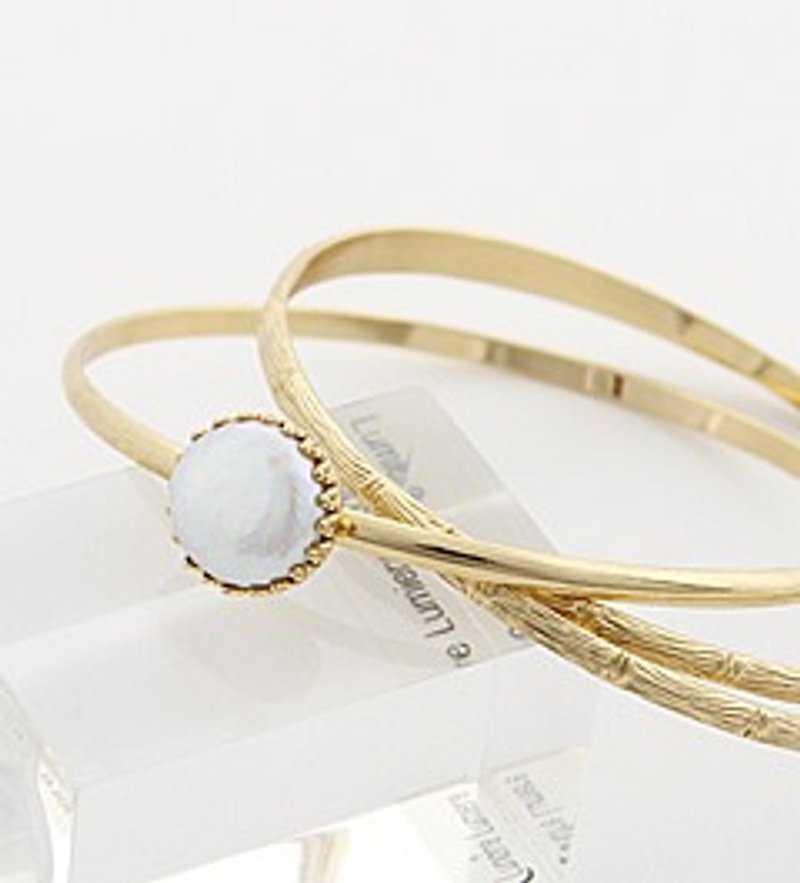 【Luce Costante】Holiday bracelet/LC-15145, LC-15146 - สร้อยข้อมือ - โลหะ สีทอง
