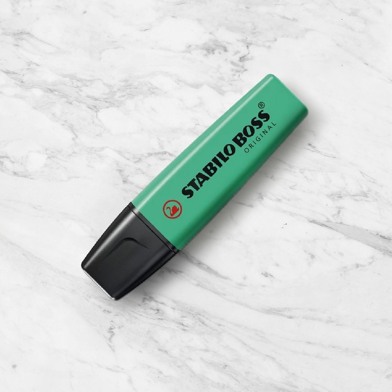 [stabilo] Boss Classic Highlighter Pen-Turquoise (Original Genuine) - Other - Plastic Green