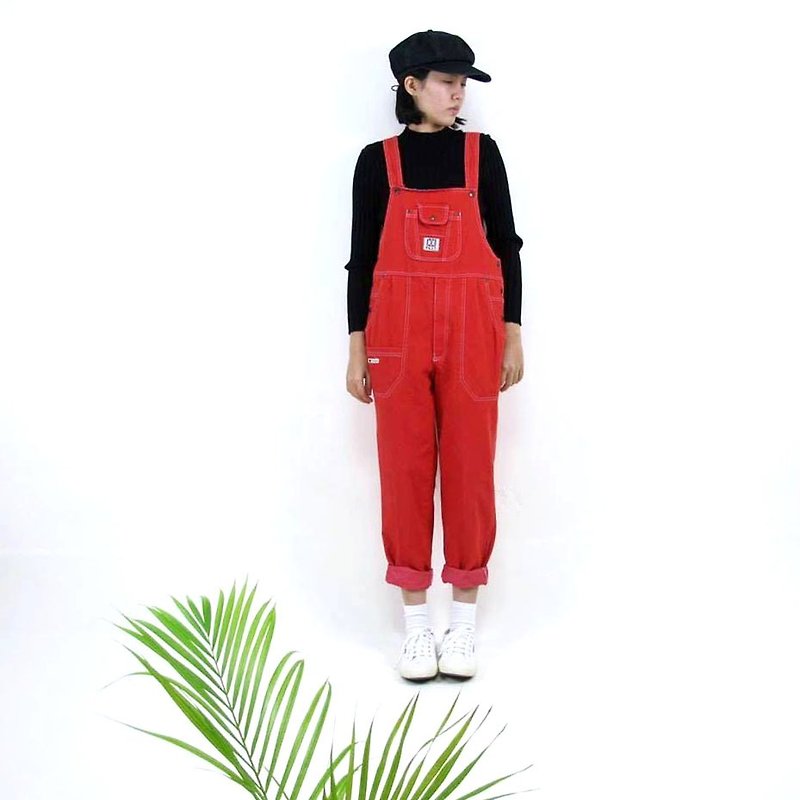 │ │ priceless knew tannins red suspenders VINTAGE / MOD'S - Overalls & Jumpsuits - Other Materials 