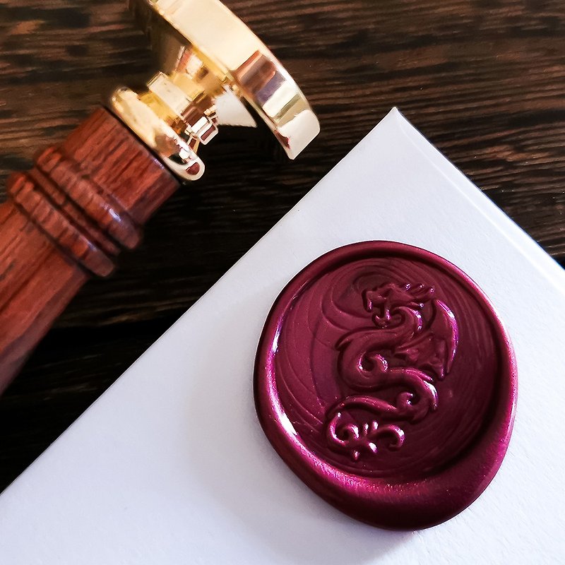 Wax Seal Stamp,Wax Seal Gothic Dragon,Wax Seal Head - Stamps & Stamp Pads - Other Metals 