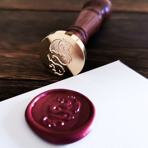 Sealing Wax Stamp Set w/a wax- Cosmos - Shop REWENTUNG Stamps & Stamp Pads  - Pinkoi