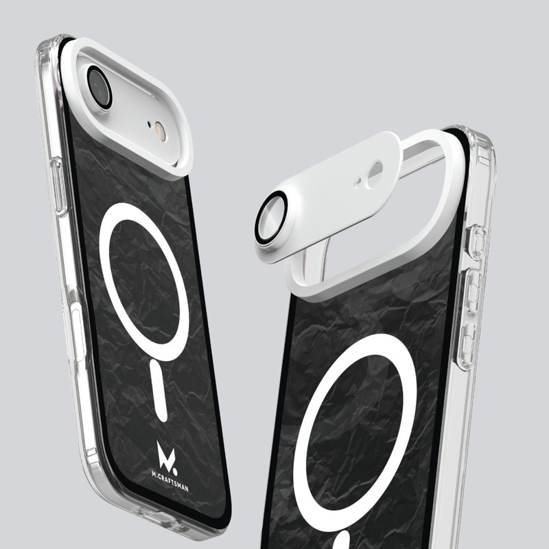 M.Craftsman iPhone Air 手機殼連鏡頭保護片 Magsafe防黃 - 手機殼/手機套 - 其他材質 白色