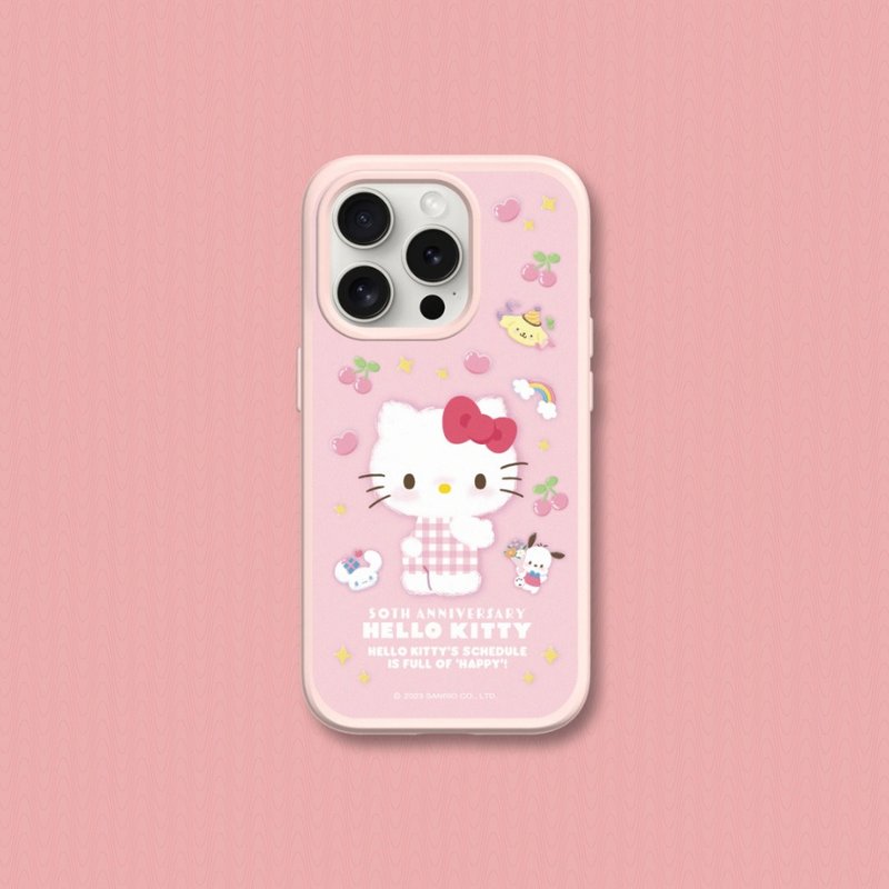 SolidSuit背蓋手機殼∣Hello Kitty/50週年限定-Kitty and Friend - 手機殼/手機套 - 塑膠 多色