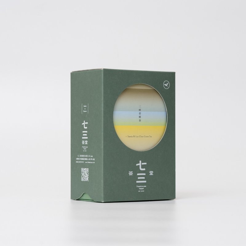 Qisan Tea Hall Premium Original Leaf丨Sanxia Biluochun 40g–hardcover box - Tea - Paper Green