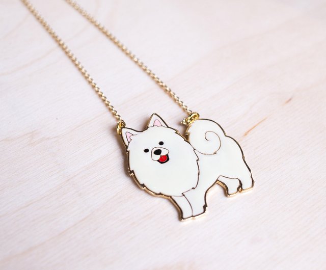 Samoyed necklace clearance