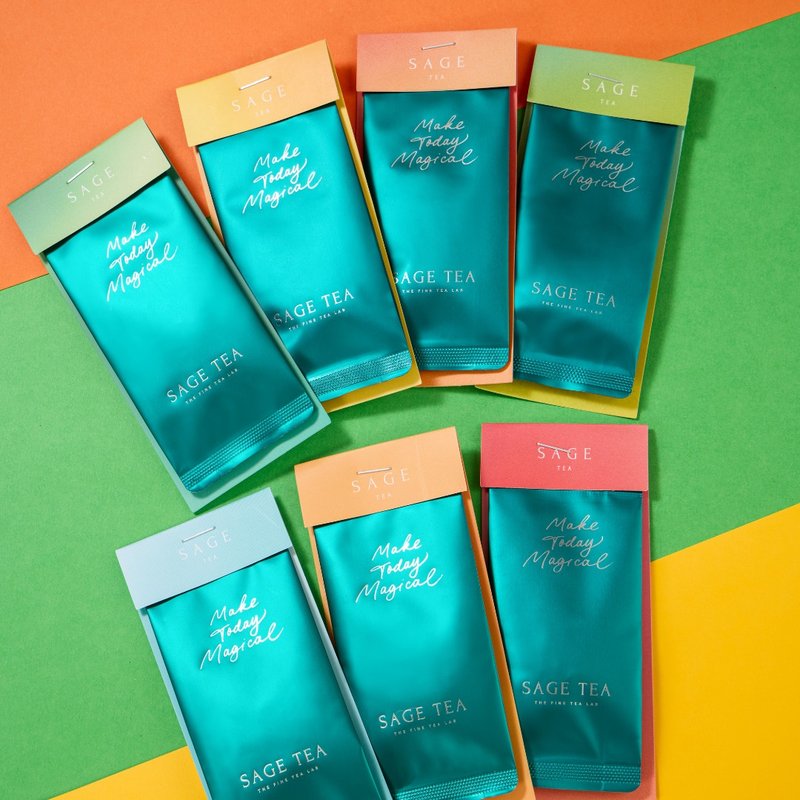 Sage Tea 烏龍茶包單個包裝 隨享台灣好茶 多種口味 - 茶葉/茶包/水果茶 - 新鮮食材 粉紅色