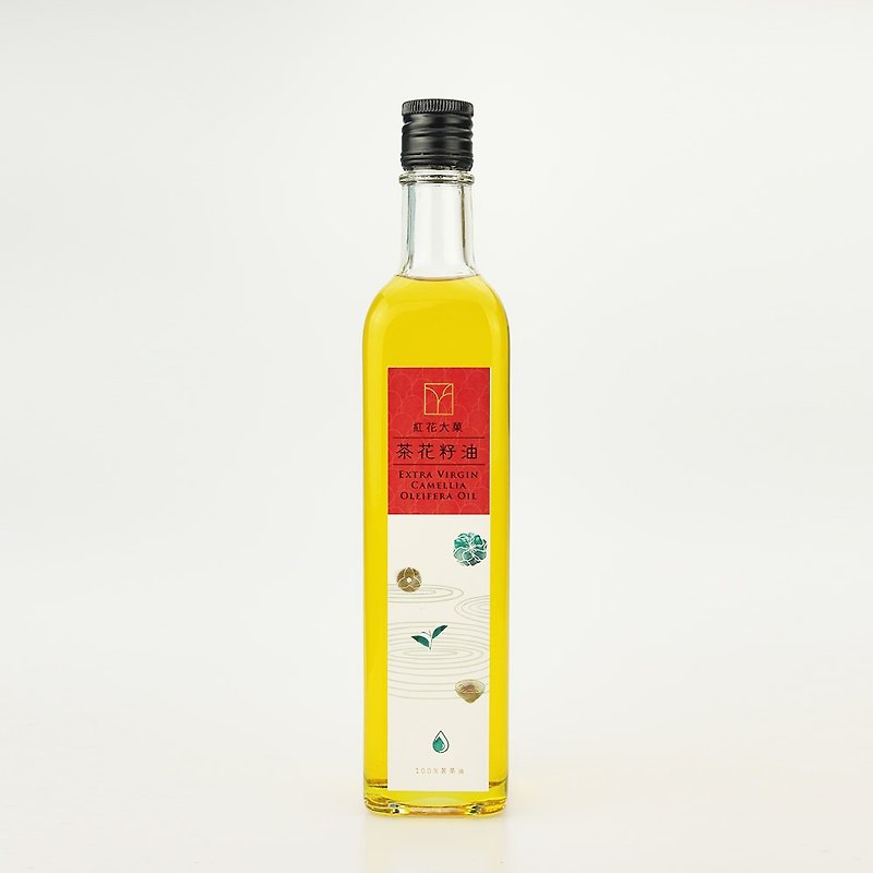 [Has Haoshi Tea] Safflower Big Fruit (Camellia Seed Oil) Bitter Tea Oil 250ml - เครื่องปรุงรส - อาหารสด สีแดง