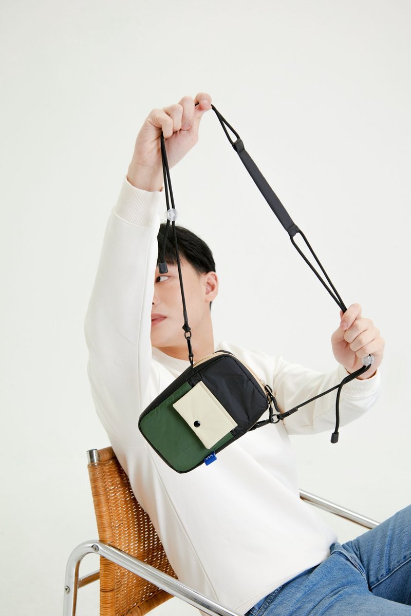 JOSH Phone purses : Forest - 側背包/斜背包 - 尼龍 黑色
