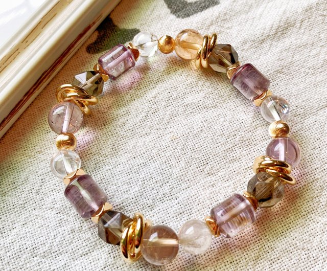 tea crystal bracelet