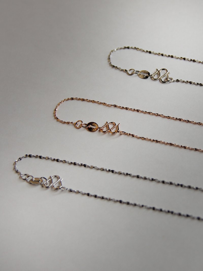 簡約星紋鏈 | 暑假禮物 生日禮物 首飾 - 項鍊 - 純銀 多色