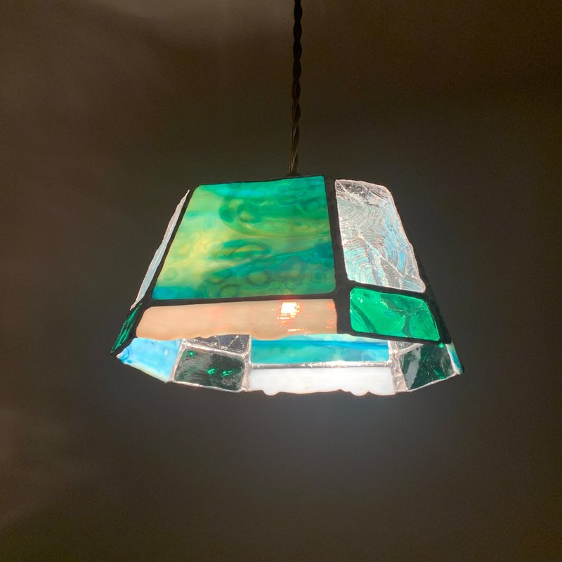 Seaside night Pendant light that feels the sea - Lighting - Glass Blue