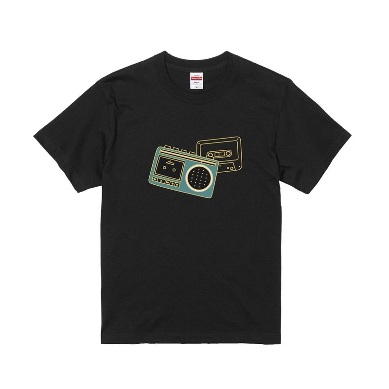 Perfect Together T-shirt - Cassette - เสื้อฮู้ด - ผ้าฝ้าย/ผ้าลินิน สีดำ