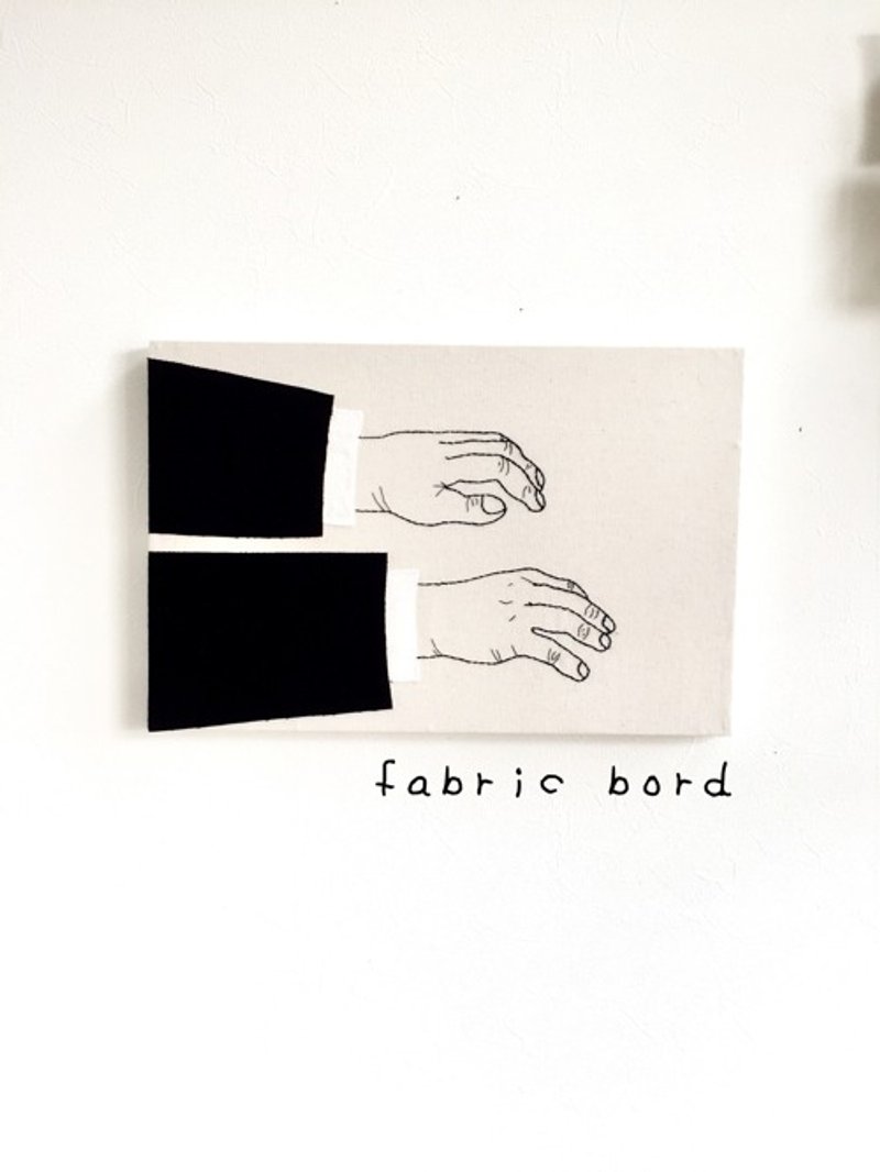 Fabric panel playing Rachmaninov - โปสเตอร์ - ผ้าฝ้าย/ผ้าลินิน สีดำ