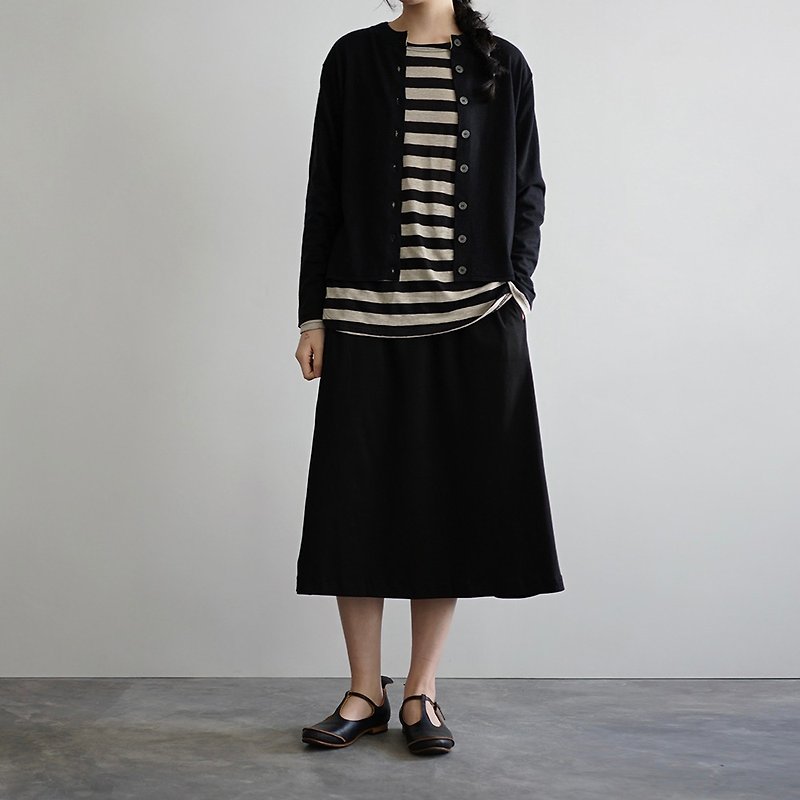 【Pinkoi ONLY】Summer Linen Cardigan - Women's Sweaters - Cotton & Hemp Black