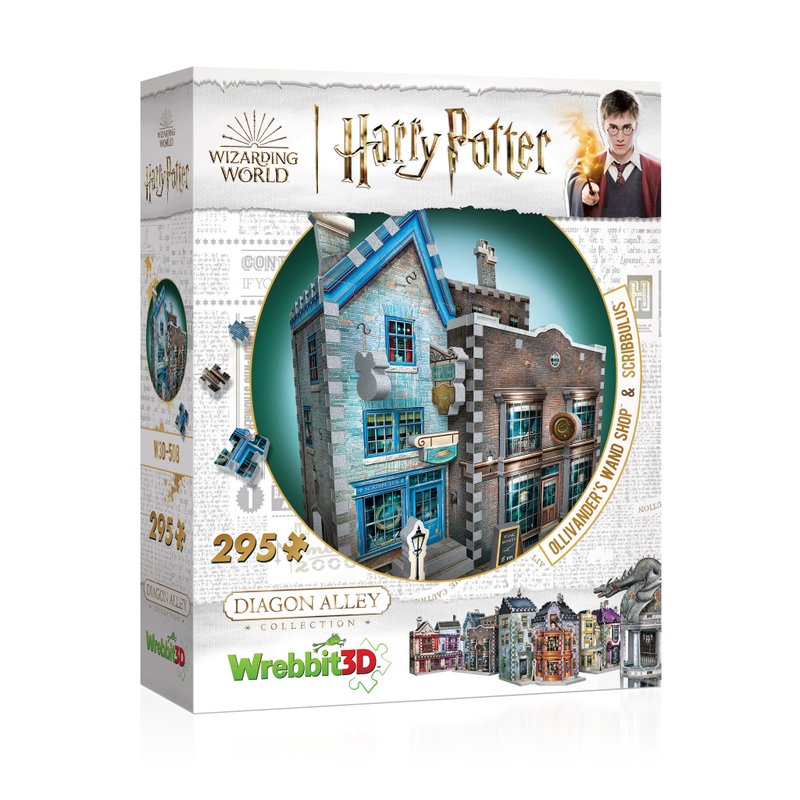 Ollivander's Wand Shop and Scribbulus /3D Puzzle - เกมปริศนา - วัสดุอื่นๆ หลากหลายสี