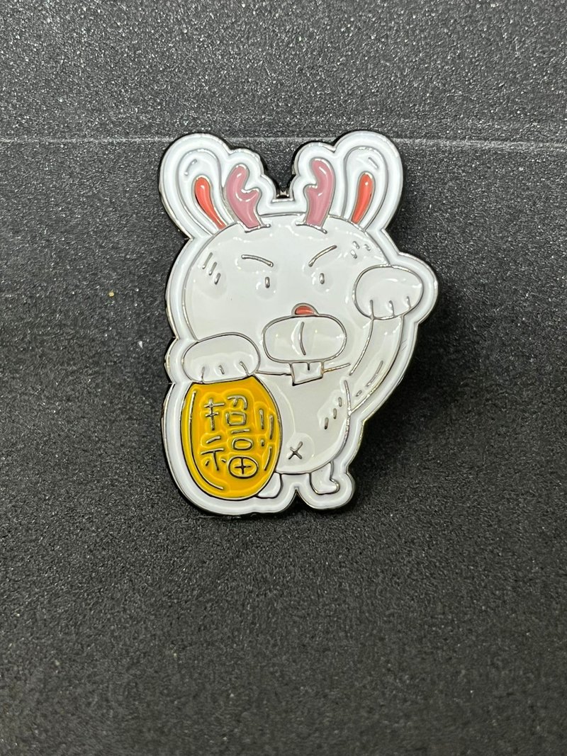 Lucky Jackalope (Metal Badge) - เข็มกลัด - โลหะ 