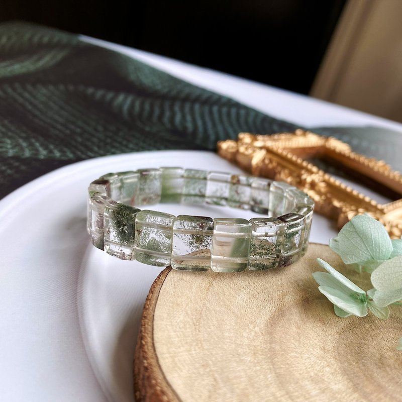 Green Ghost Hand Row|| Lucky and Prosperous Business Energy Crystal - Bracelets - Crystal Green
