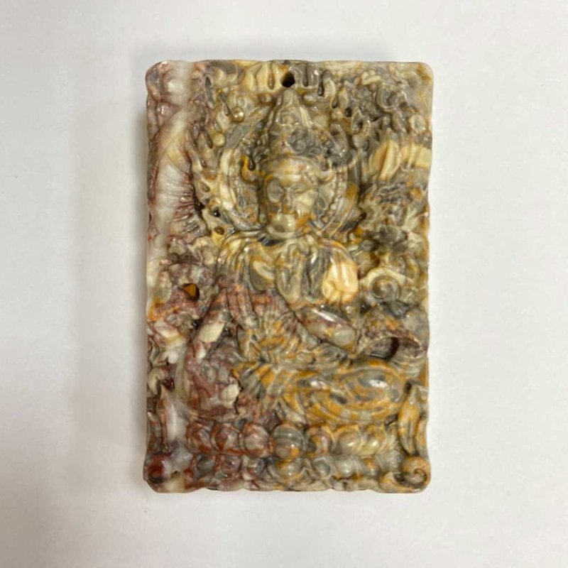 Underwater Stone Buddha relic cards - total of 3 Mi Sheli black relic - อื่นๆ - วัสดุอื่นๆ สีนำ้ตาล