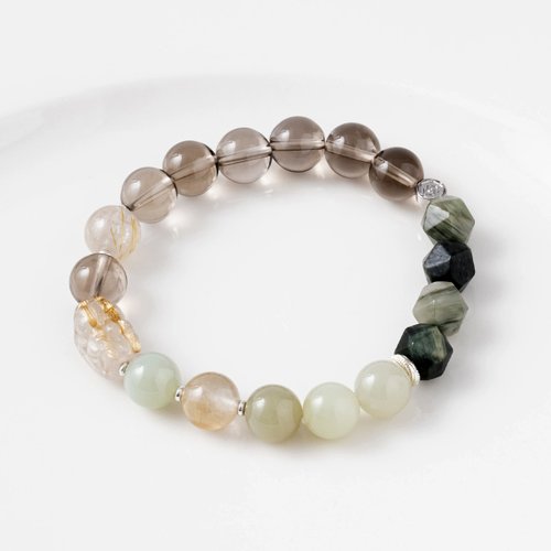 美品❣️天然和田玉　有名な黄口料和田玉、潤い貔貅様ブレスレット　鑑定書付き 美品❣️天然和田玉 有名な黄口料和田玉、潤い貔貅様