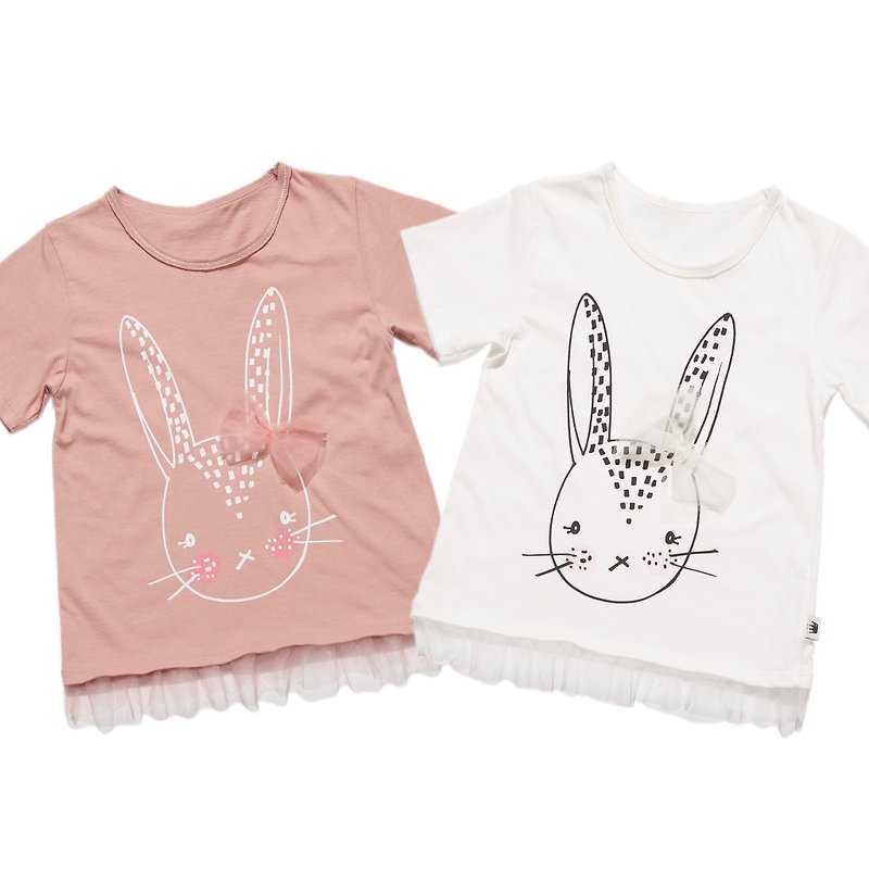 ★ combination of happy price ★ organic cotton T_ good spaw rabbit rabbit sister installed <<< pink 4y110cm sold out >>> - Other - Cotton & Hemp 