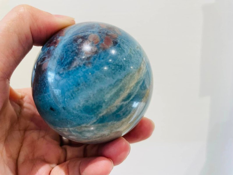 神秘星河-羥磷鋁石球 - 其他 - 半寶石 藍色