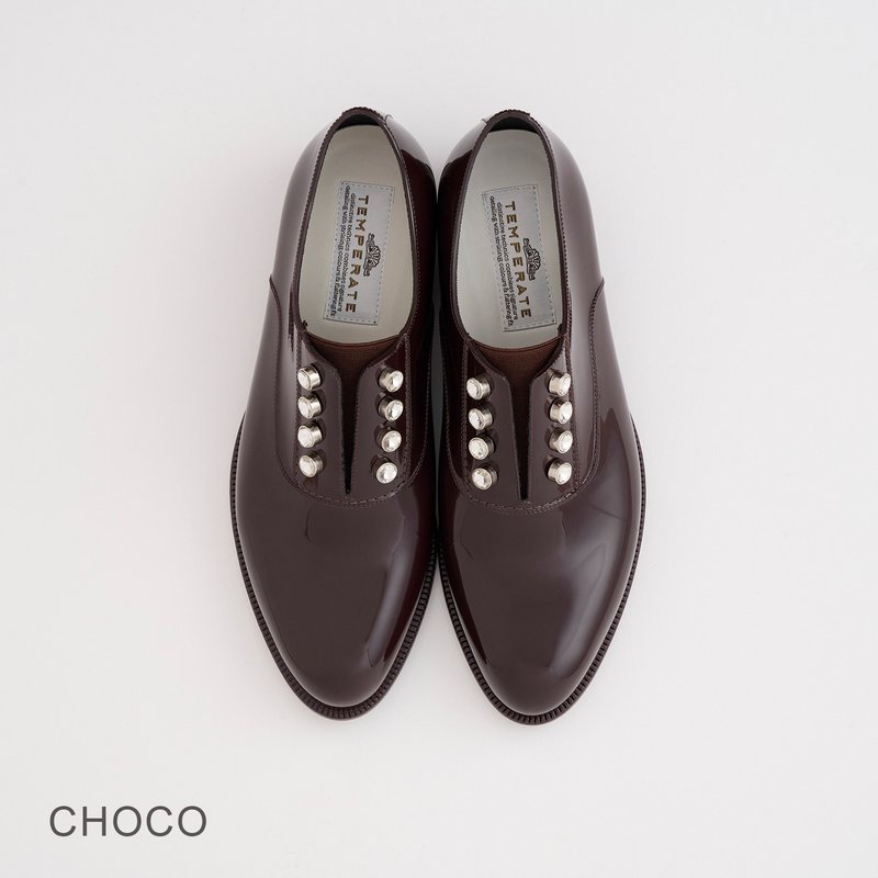 ONYX (CHOCO) PVC OXFORD SHOES Rain shoes - รองเท้ากันฝน - วัสดุกันนำ้ สีนำ้ตาล