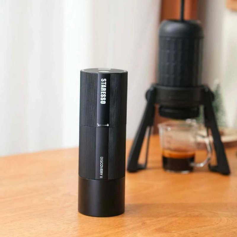 STARESSO D6E BLACK Portable Rechargeable Coffee Grinder - เครื่องทำกาแฟ - อลูมิเนียมอัลลอยด์ สีดำ