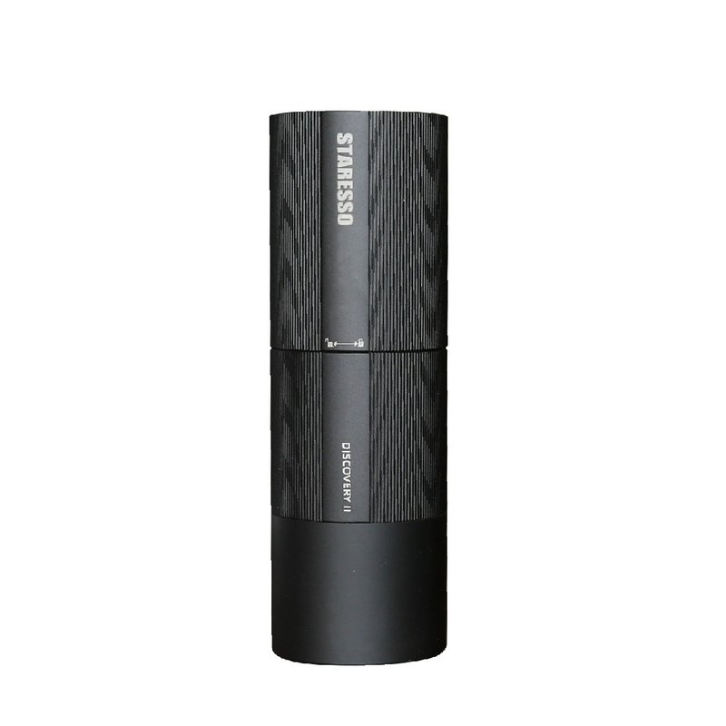 STARESSO D6E BLACK PLUS 便攜充電咖啡磨豆機 - 咖啡壺/手沖壺 - 鋁合金 黑色