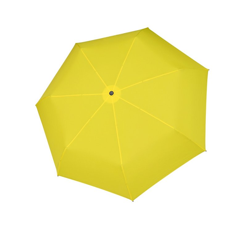 JIAYUN Umbrella - 22-inch hand-open lightweight tri-fold umbrella - Umbrellas & Rain Gear - Other Materials Yellow
