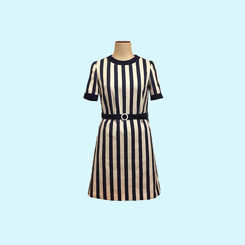retro one-piece dress marge - One Piece Dresses - Cotton & Hemp Transparent