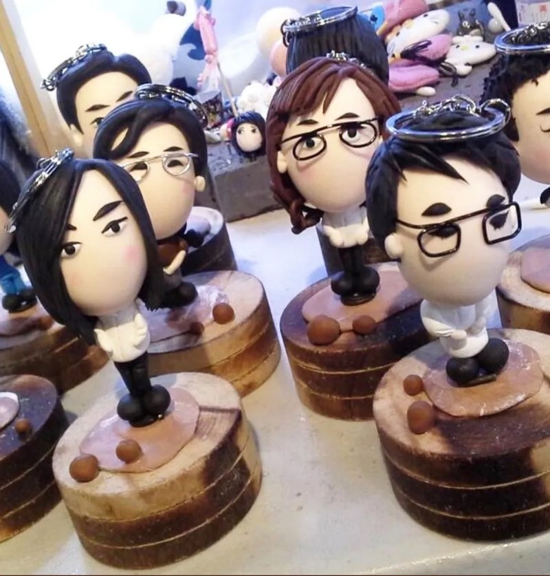 手工製作客製黏土Q版公仔 - 公仔/玩偶 - 黏土 