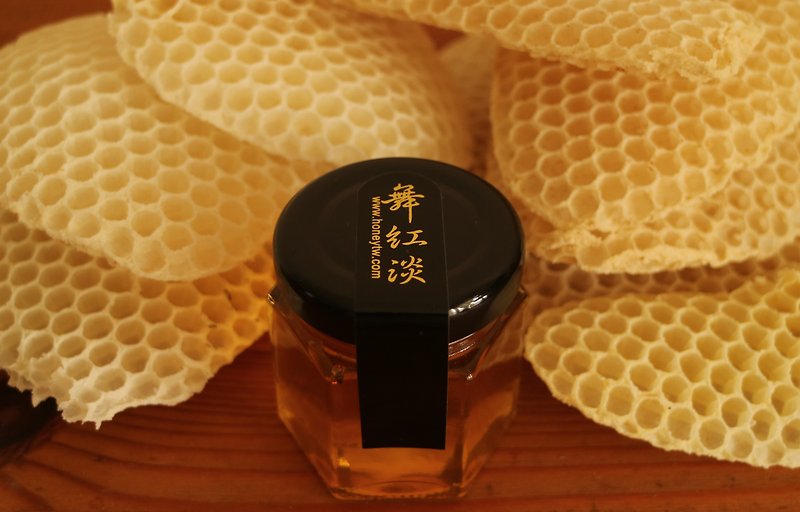 Wild honey (red and light flower honey) 65g X 3 - น้ำผึ้ง - วัสดุอื่นๆ สีทอง