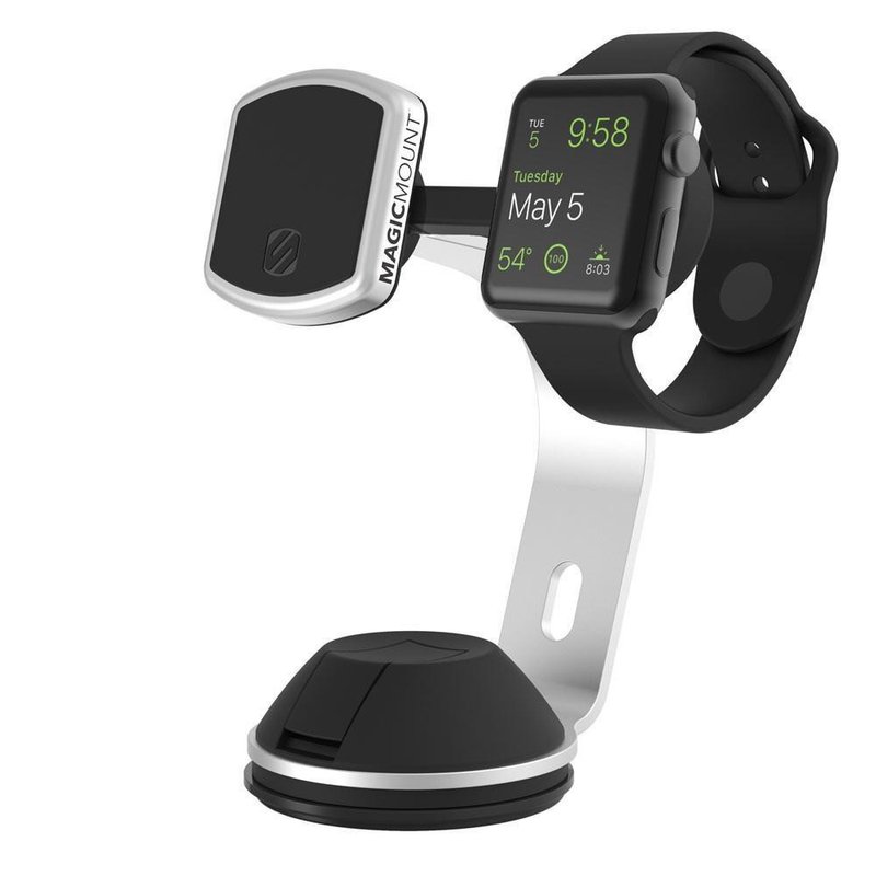SCOSCHE 桌上型手機/Apple Watch 兩用磁吸式支架 - 手機/平板支架 - 塑膠 黑色