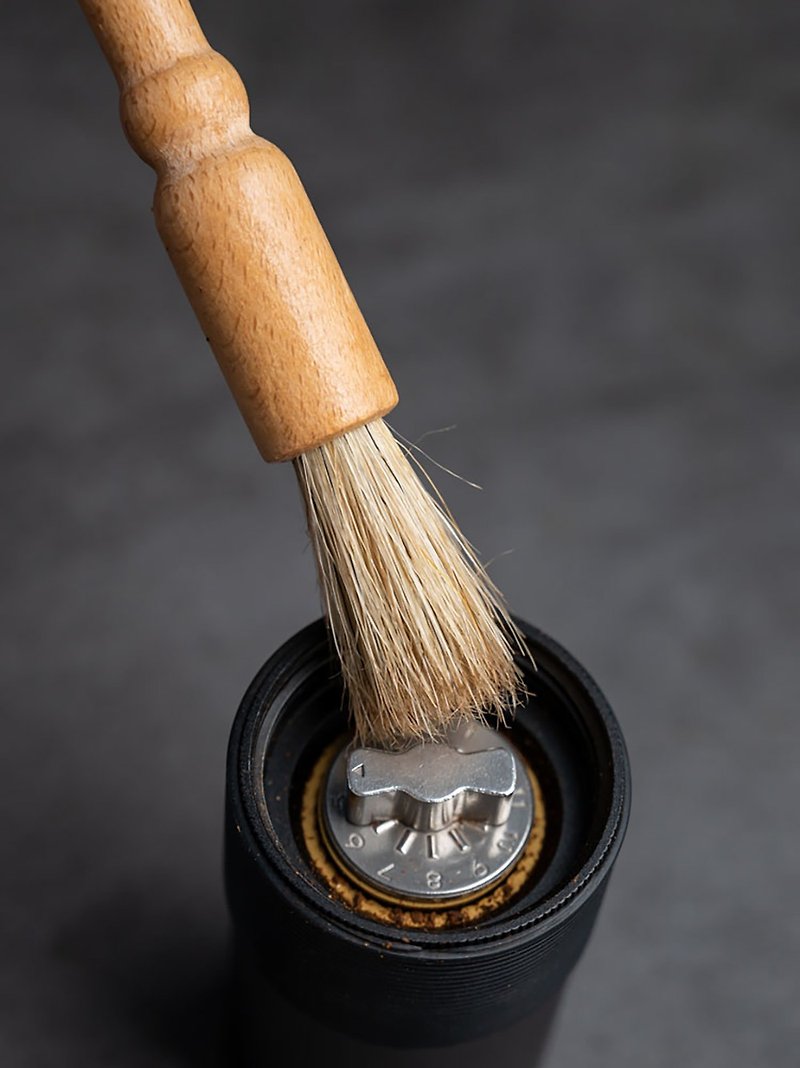 [Good things grind more] Bean grinder cleaning brush - เครื่องทำกาแฟ - วัสดุอื่นๆ ขาว