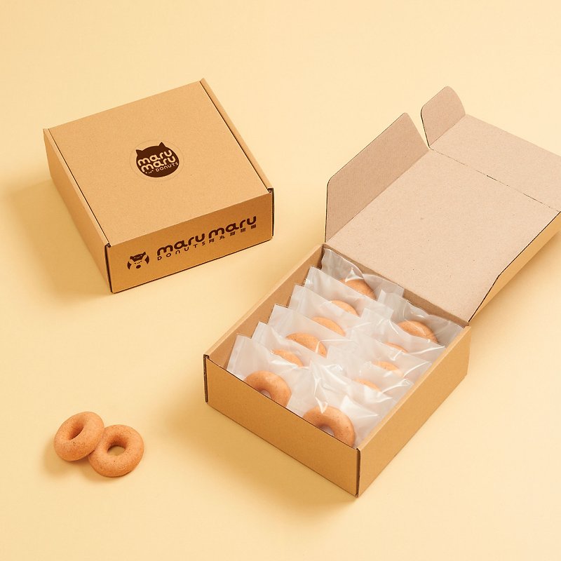 mini original donuts/gluten-free donuts/12 pieces order place-comes with a complete set of saliva cards and red lines - Bread - Fresh Ingredients Orange