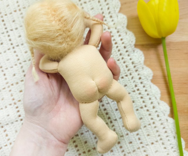 ウォルドルフ人形ポケット人形、高さ7インチ（18 cm