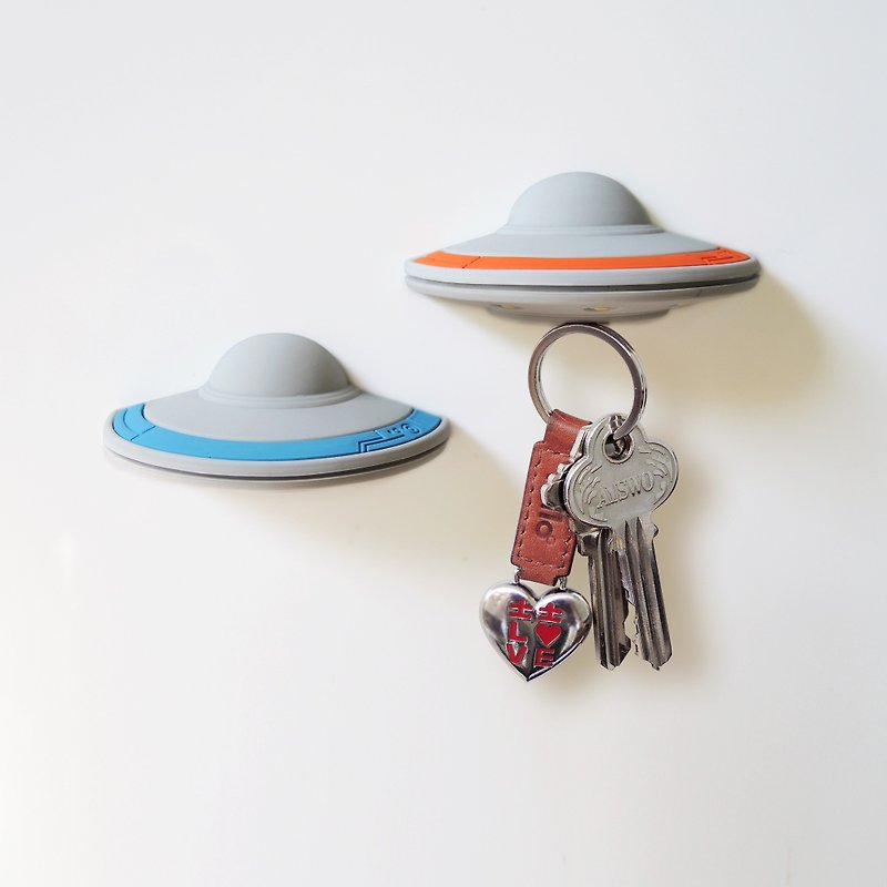 Kalo卡樂創意 幽浮磁鐵鑰匙收納架 禮物 耶誕 鑰匙套 - 鑰匙圈/鑰匙包 - 矽膠 