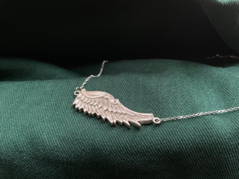 the wing necklace - Necklaces - Sterling Silver Silver