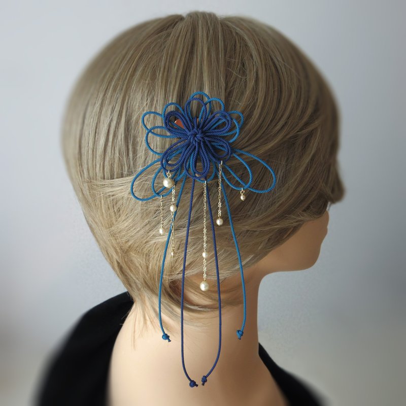 ヘアコーム小　籃、其レハ - 髮夾/髮圈 - 聚酯纖維 藍色
