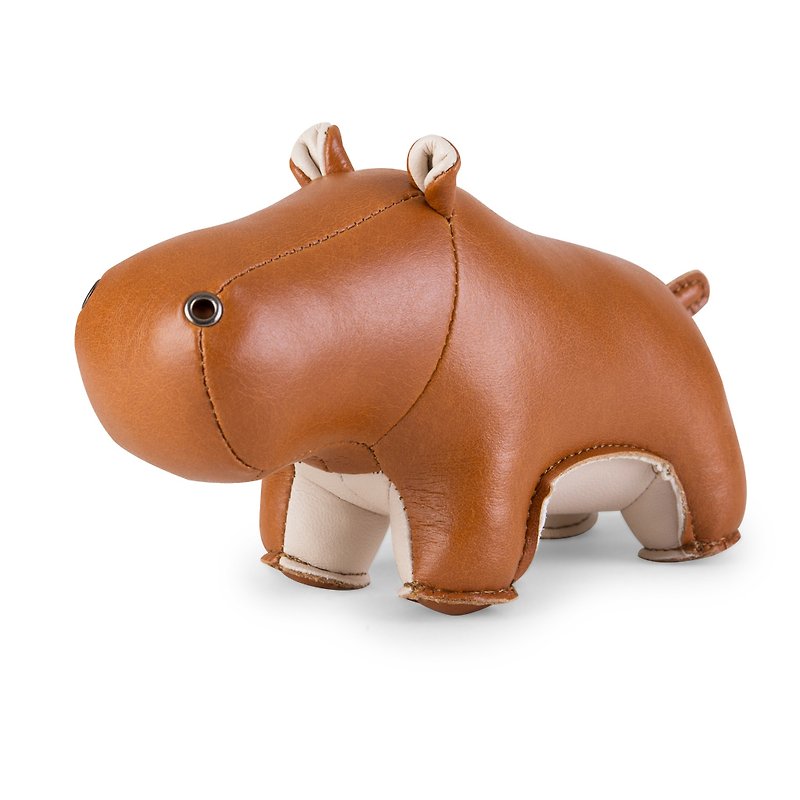 Zuny - Hippo Budy Styling Animal Paper Town - ของวางตกแต่ง - หนังเทียม หลากหลายสี