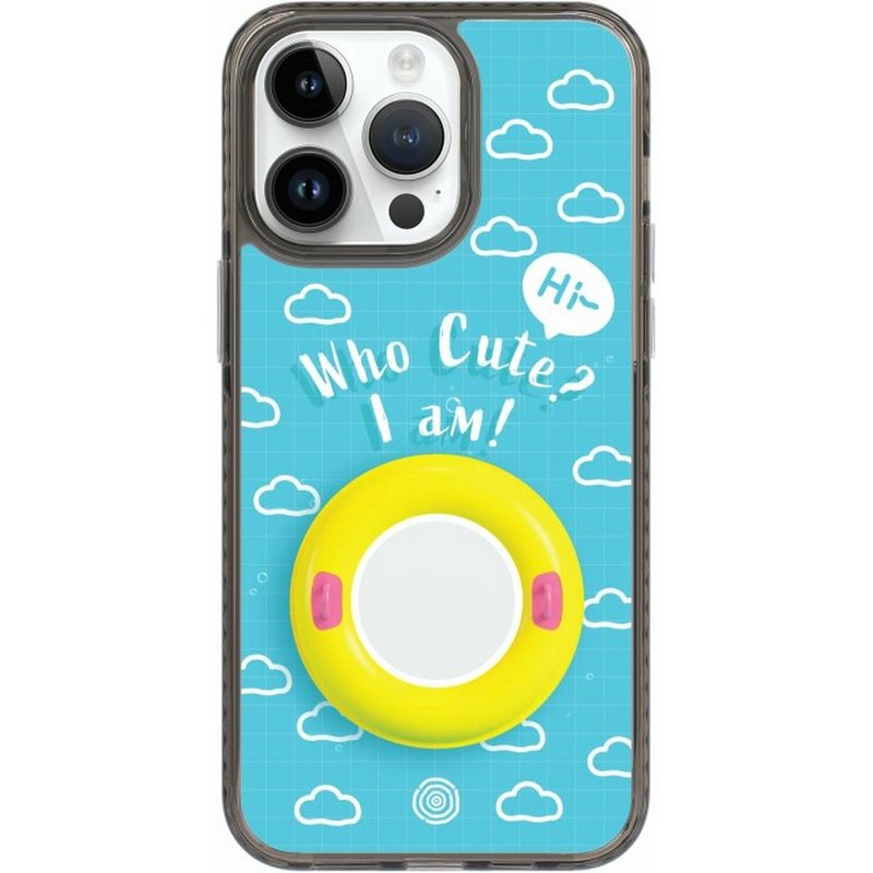 救生圈 iPhone 16 Samsung S25 氣墊防摔/標準/鏡面手機殼 - 手機殼/手機套 - 塑膠 多色