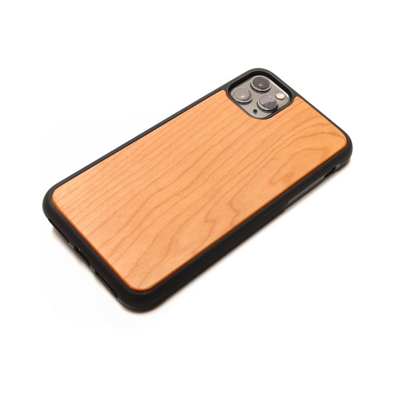 IPHONE 11 Pro solid wood phone case-cherry wood - อุปกรณ์เสริมอื่น ๆ - ไม้ 