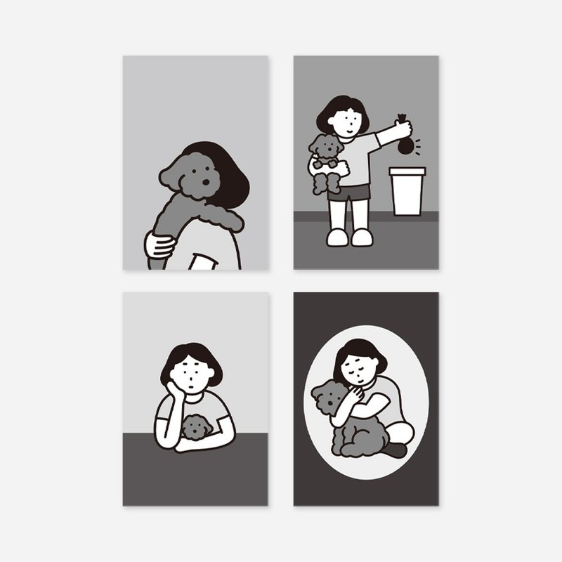 illustration post card - Cards & Postcards - Paper Gray