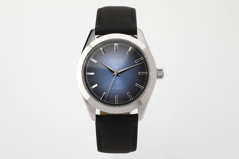 JUNZEN 00 AKATSUKI automatic watch blue fumé dial - นาฬิกาผู้หญิง - สแตนเลส สีน้ำเงิน