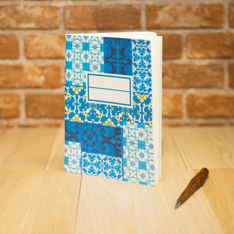 澳門特色系列筆記本 - 葡式瓷磚 Notebook 文具 - 筆記本/手帳 - 紙 藍色