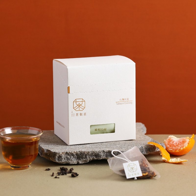 Tangerine Oolong - ชา - กระดาษ ขาว