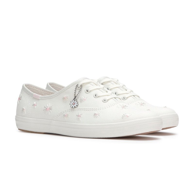 KEDS CHAMPION CANVAS DAISY EMBROIDERY 經典刺繡帆布鞋 WF68576 - 女休閒鞋/帆布鞋 - 真皮 