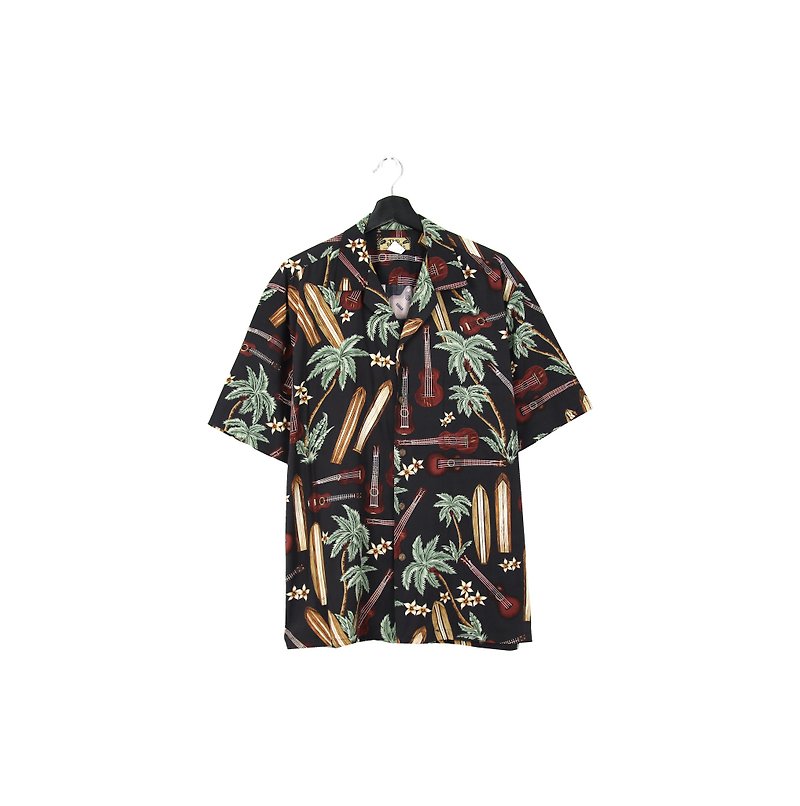 戻る：Green :: uklele //男性と女性のためのウェアラブル// vintage Hawaii Shirts - シャツ メンズ - コットン・麻 